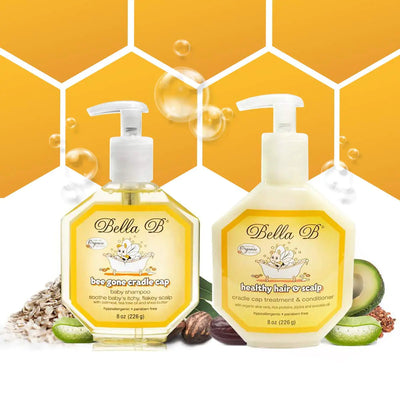 Bella B Baby Bundle: Cradle Cap Care Shampoo & Silky Conditioner