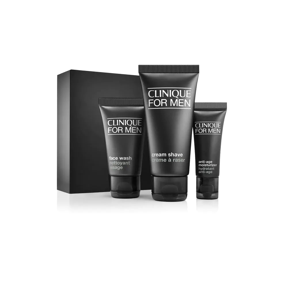 Men's Daily Age Defense Kit | Cleanser, Shave Cream & Moisturizer