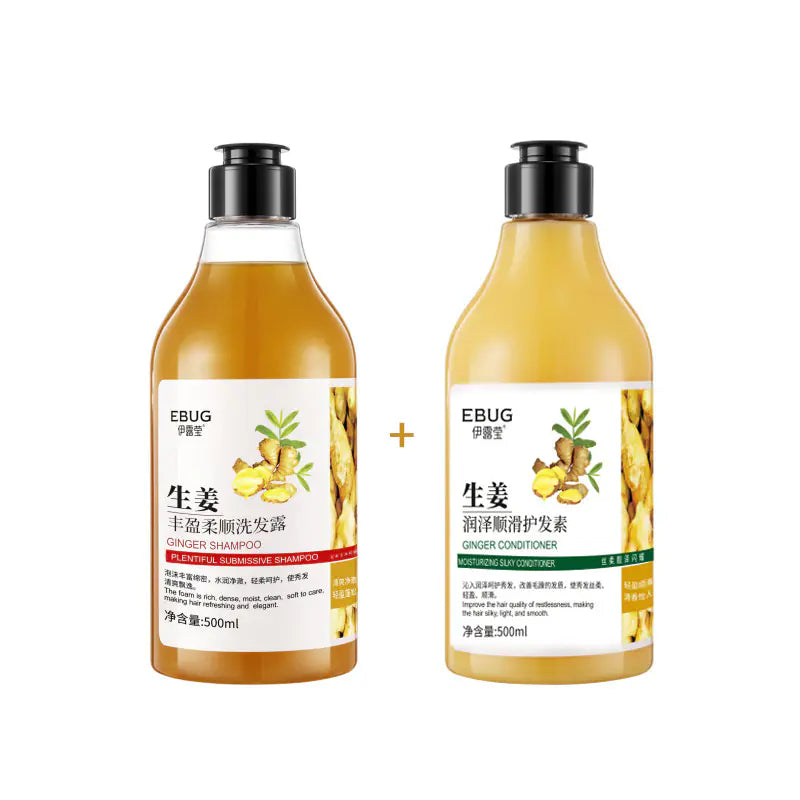 Ginger Shampoo 500ml and He Shou Wu Conditioner