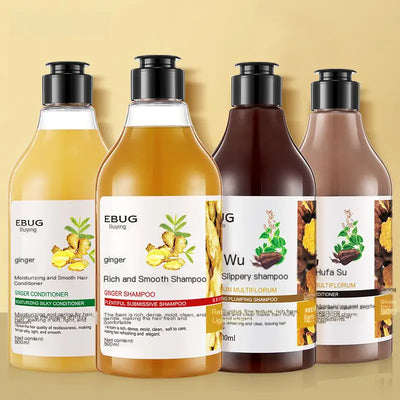 Ginger Shampoo 500ml and He Shou Wu Conditioner