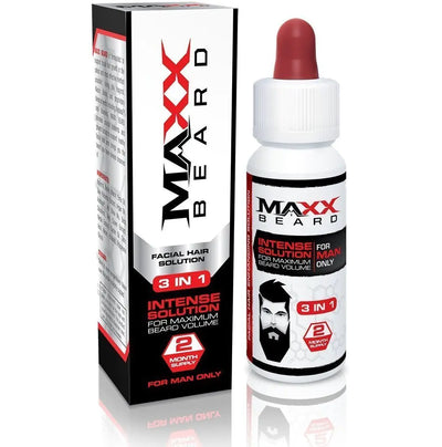 Maxx Beard Growth - Natural Fullness Solution - 2 Month Kit