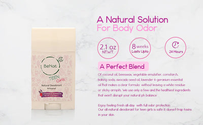 All-Natural Deodorant for Kids & Teens